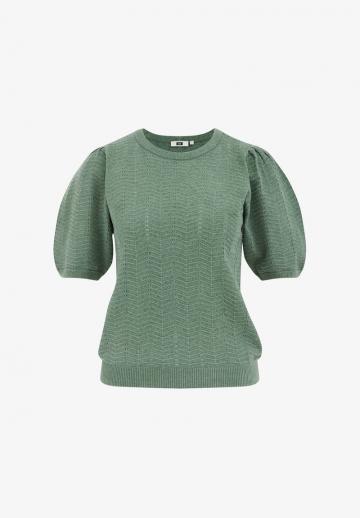 Пуловер с коротким рукавом