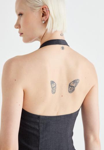 Джинсовая блузка