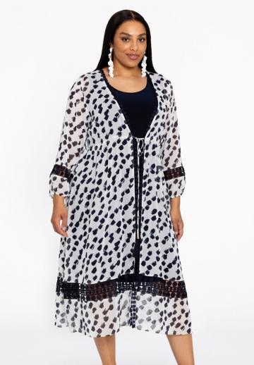 Длинный жилет