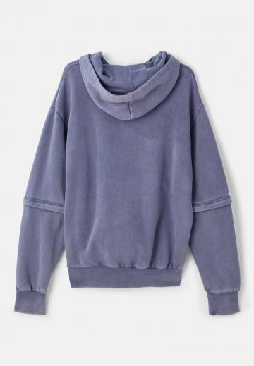 Пуловер с капюшоном