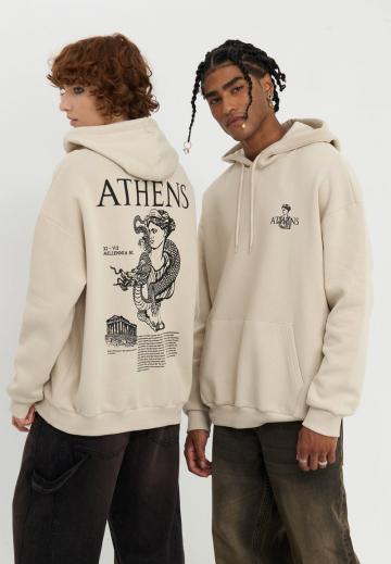 Пуловер с капюшоном