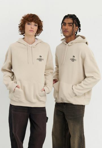 Пуловер с капюшоном