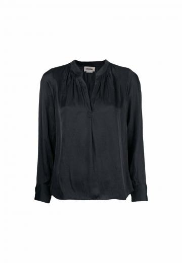 Атласная блузка
