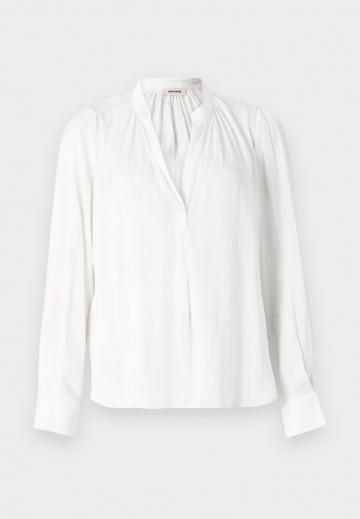 Атласная блузка