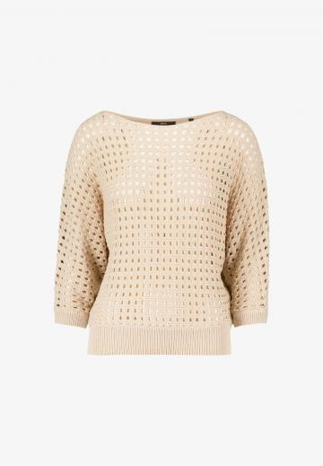 Пуловер с рукавом три четверти