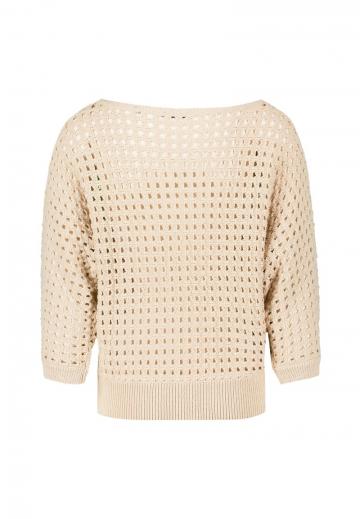 Пуловер с рукавом три четверти