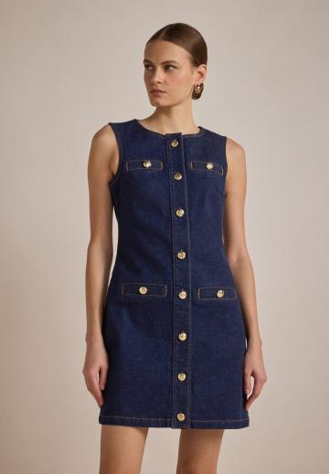 Джинсовое платье