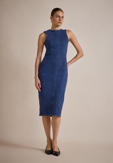 Джинсовое платье