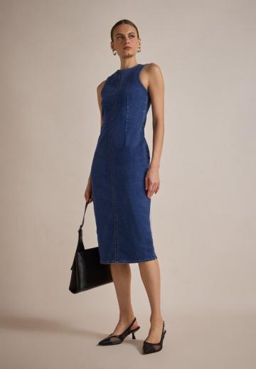 Джинсовое платье