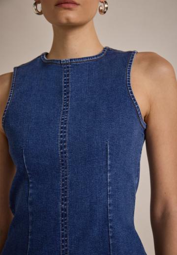 Джинсовое платье