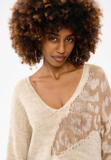 Длинный пуловер