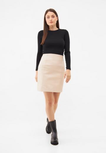 Кожаная юбка