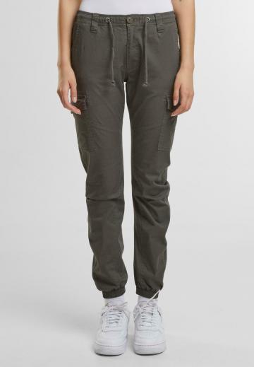 Брюки с накладными карманами