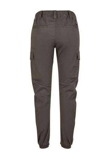 Брюки с накладными карманами