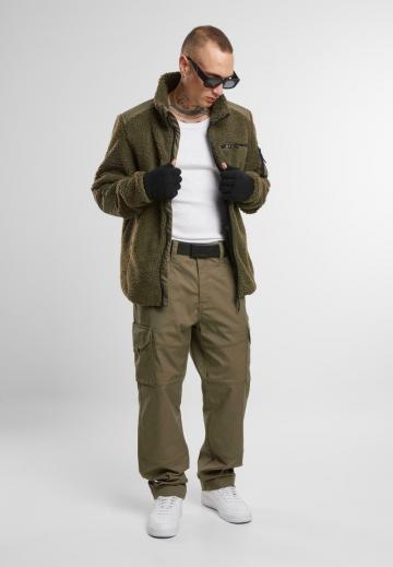 Брюки с накладными карманами