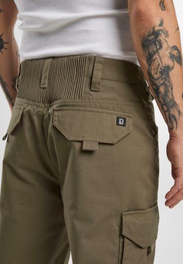 Брюки с накладными карманами