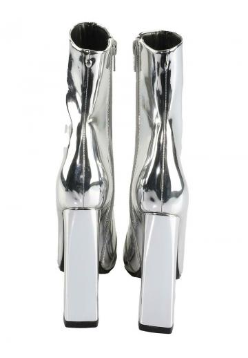 Полусапожки на высоком каблуке