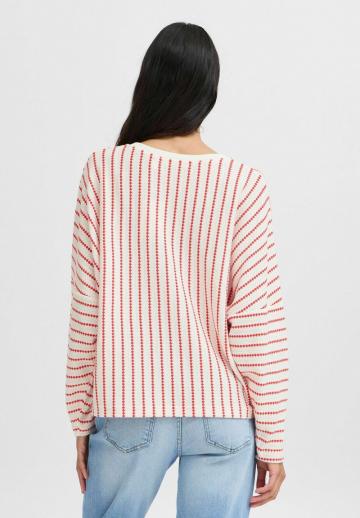 Пуловер с вырезом V