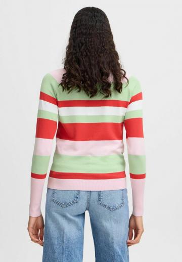 Пуловер в полоску