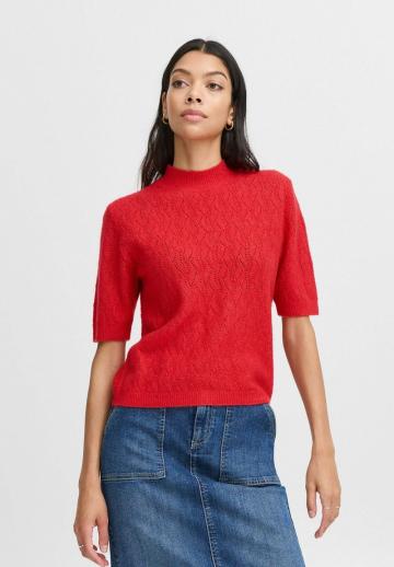 Пуловер с коротким рукавом