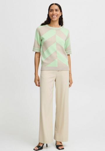 Пуловер с коротким рукавом