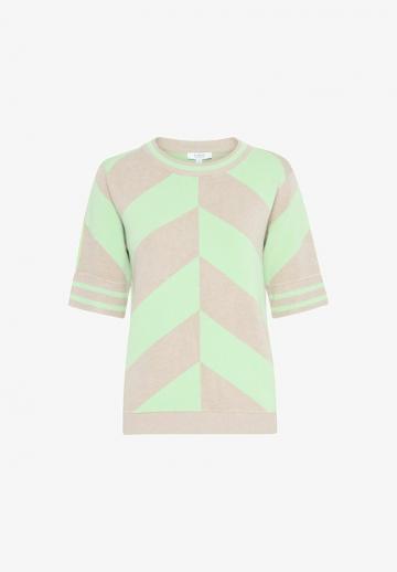 Пуловер с коротким рукавом