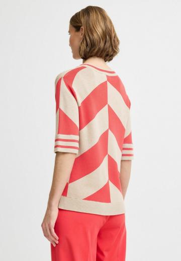 Пуловер с коротким рукавом