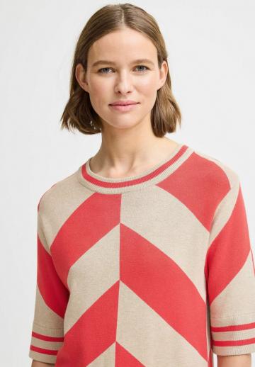 Пуловер с коротким рукавом