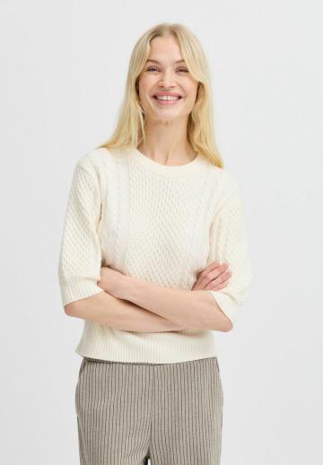 Пуловер с коротким рукавом