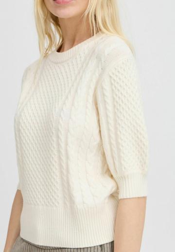 Пуловер с коротким рукавом