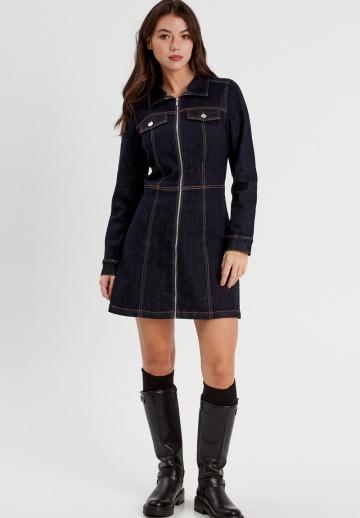 Джинсовое платье