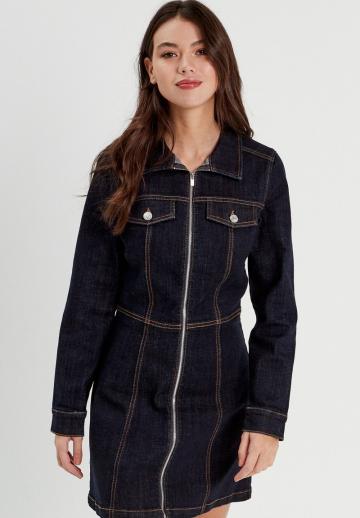 Джинсовое платье