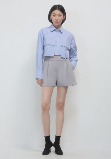 Атласная блузка