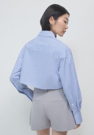 Атласная блузка