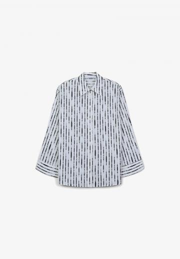 Атласная блузка