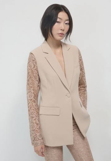 Длинный блейзер