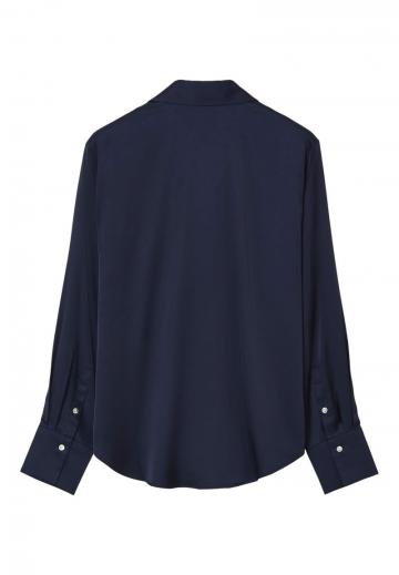 Атласная блузка