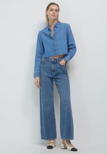 Джинсовая блузка