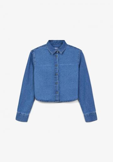 Джинсовая блузка