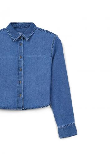 Джинсовая блузка