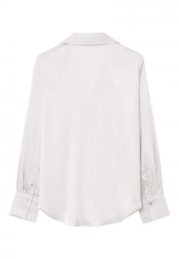 Атласная блузка