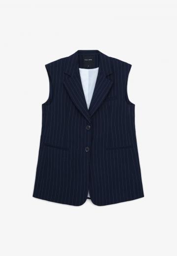 Длинный жилет