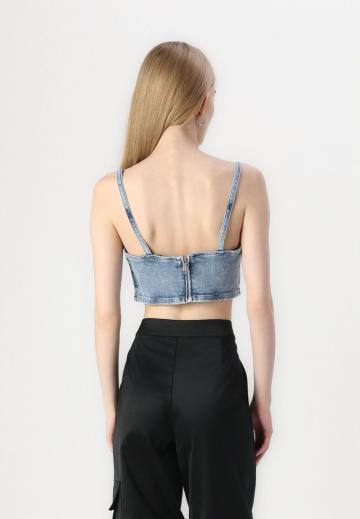 Джинсовая блузка