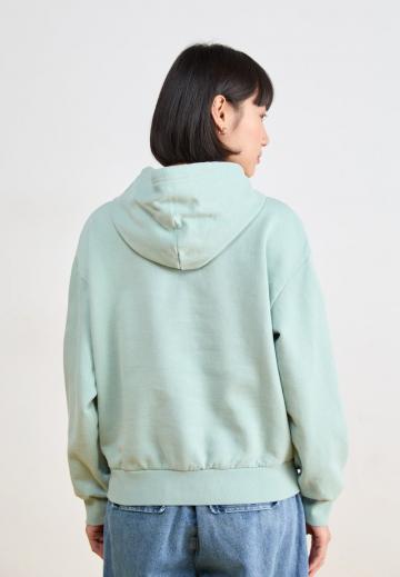 Пуловер с капюшоном