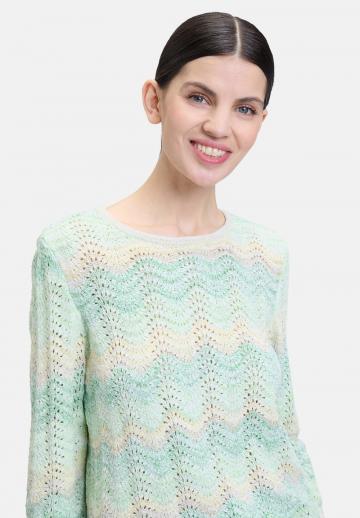 Пуловер с рукавом три четверти