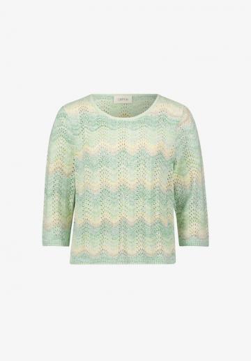 Пуловер с рукавом три четверти