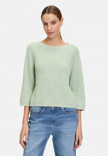 Пуловер с рукавом три четверти