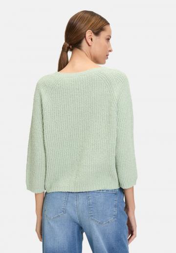 Пуловер с рукавом три четверти