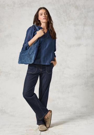 Джинсовая блузка