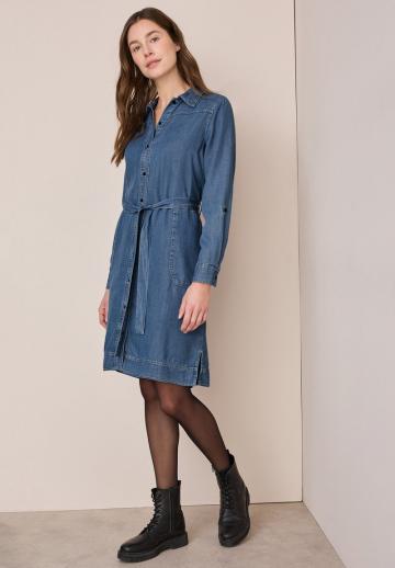 Джинсовое платье